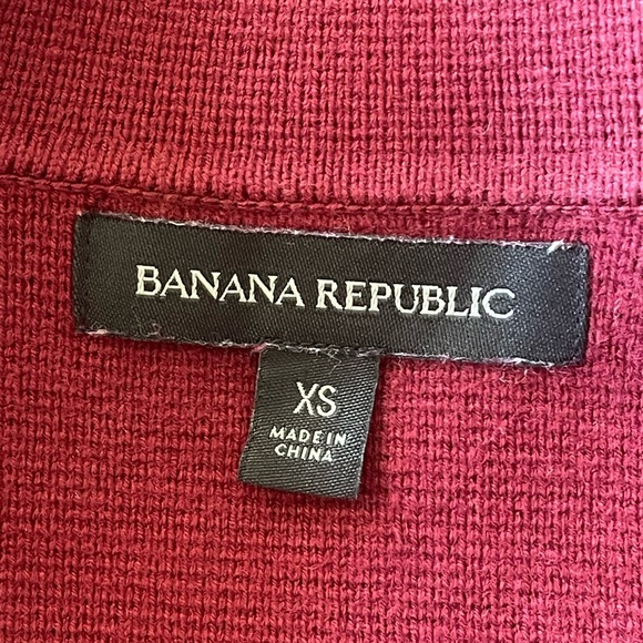 Banana Republic Cropped Heavy Thick Sweater Blazer Size: XS - Picture 10 of 13